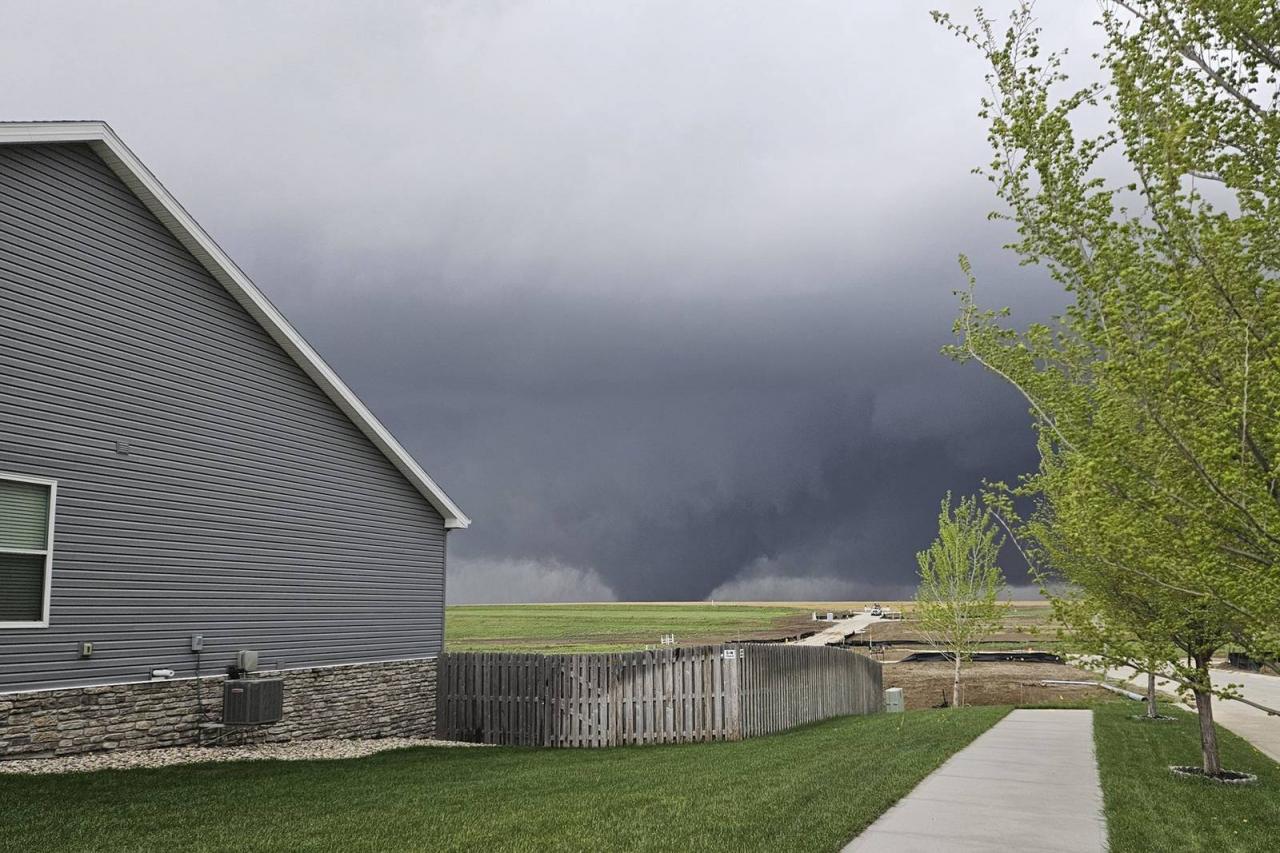 Tornadoes in nebraska today